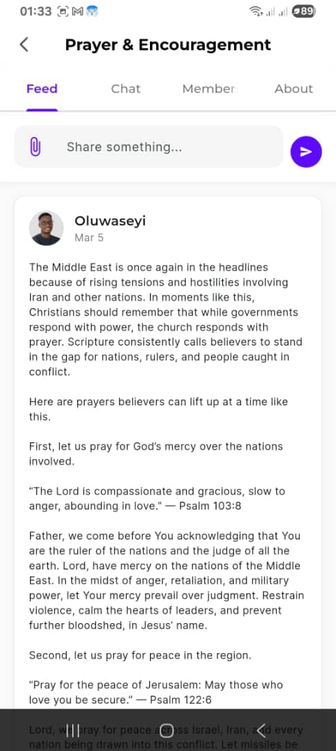 DiscipleDeck mobile Bible screen