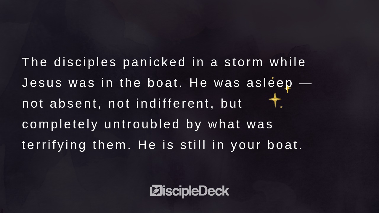 Sharable DiscipleDeck e-tract for The Sleeping Lord