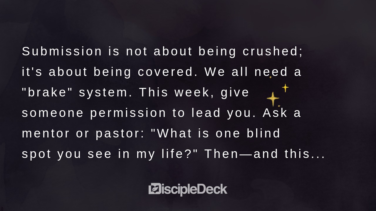 Sharable DiscipleDeck e-tract for  The Umbrella in the Storm