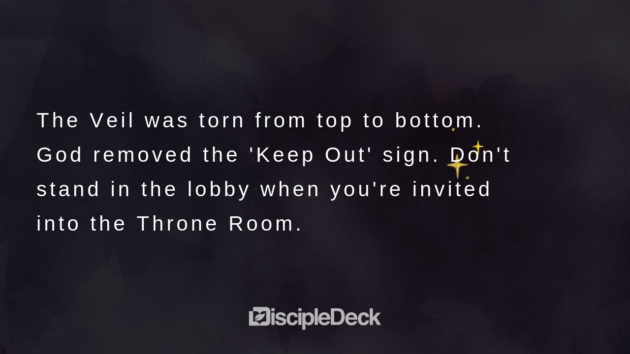 Sharable DiscipleDeck e-tract for The Torn Veil