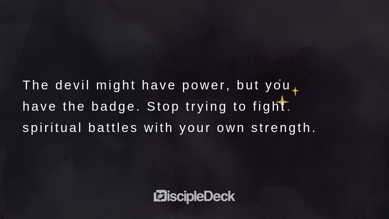 Sharable DiscipleDeck e-tract for The Traffic Cop