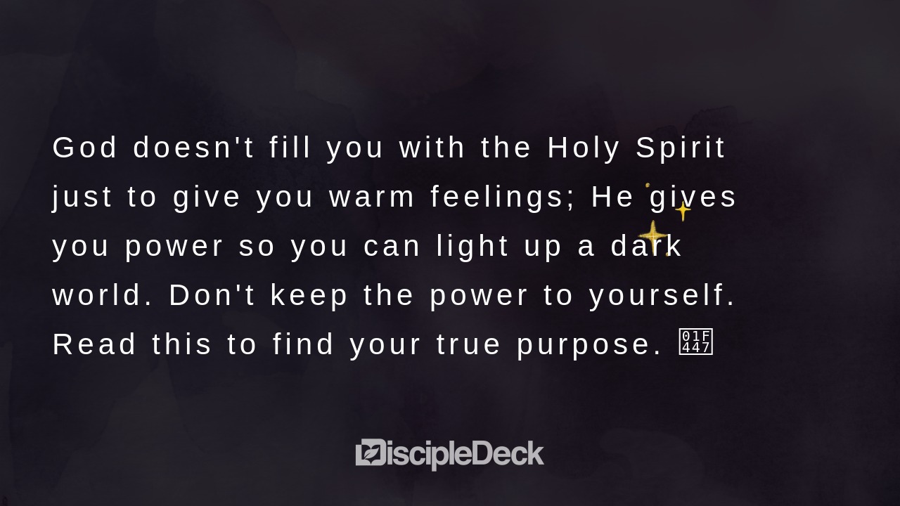 Sharable DiscipleDeck e-tract for The Lightbulb