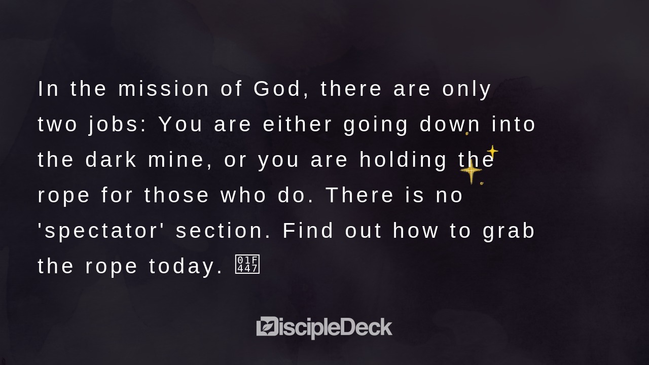 Sharable DiscipleDeck e-tract for The Rope Holder