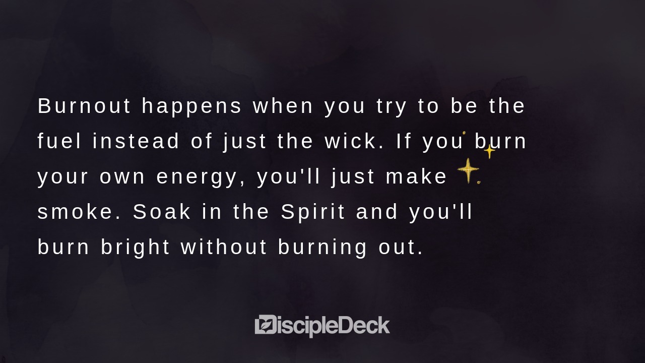 Sharable DiscipleDeck e-tract for The Wick