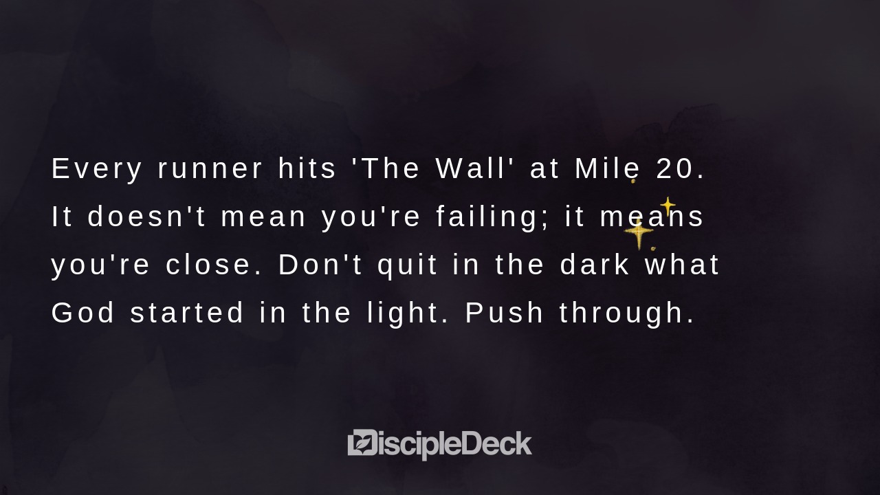 Sharable DiscipleDeck e-tract for The Wall