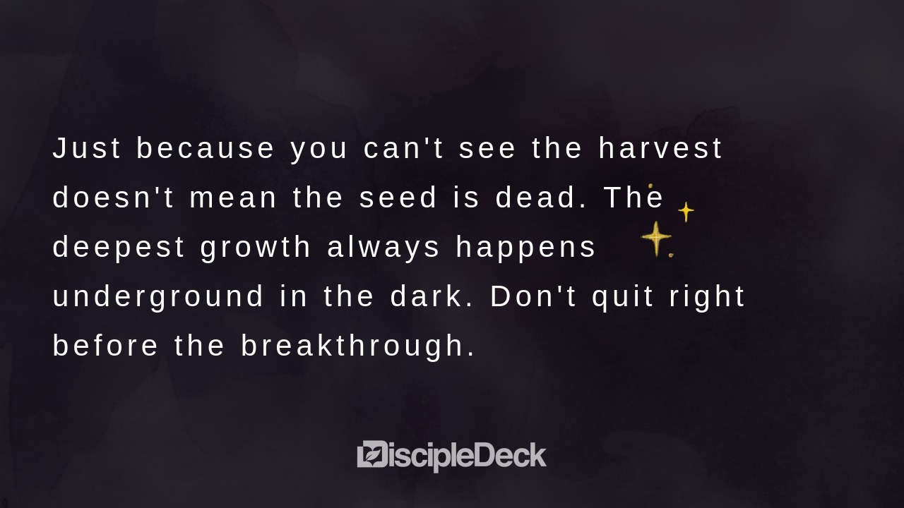 Sharable DiscipleDeck e-tract for The Unseen Harvest