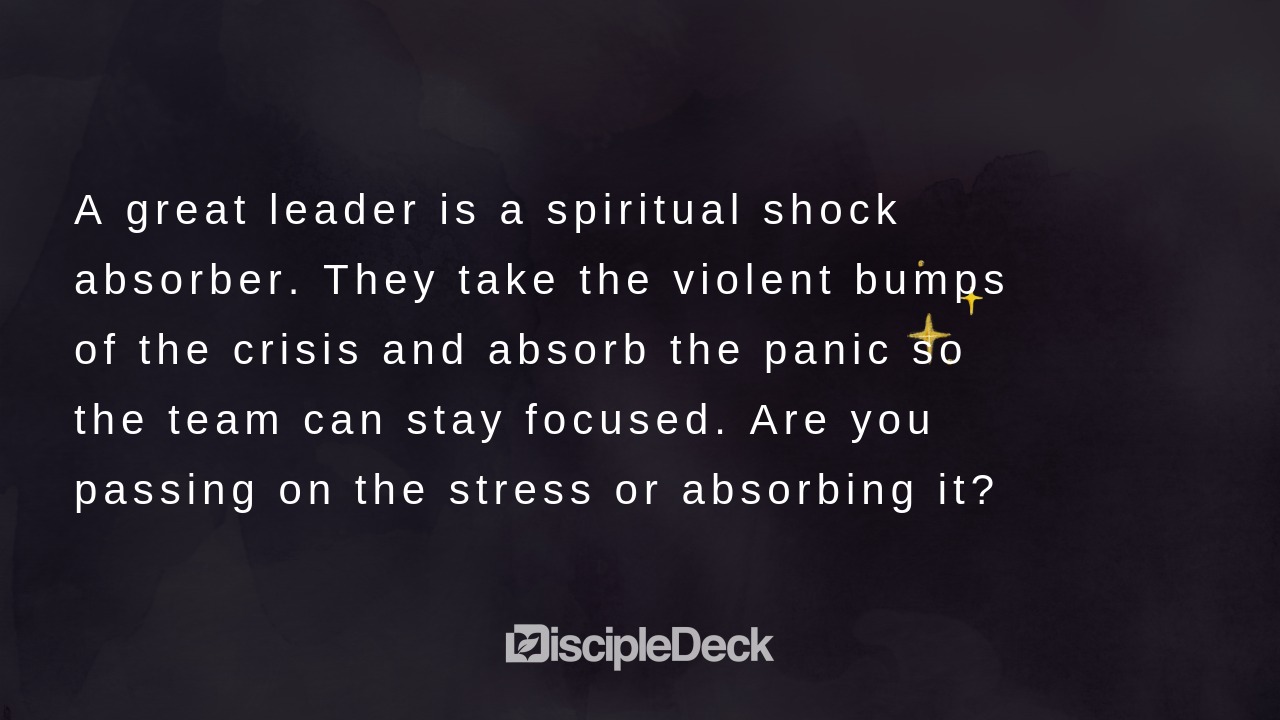 Sharable DiscipleDeck e-tract for The Shock Absorber