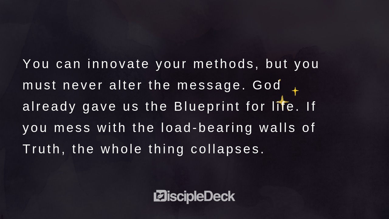 Sharable DiscipleDeck e-tract for The Architect's Blueprint