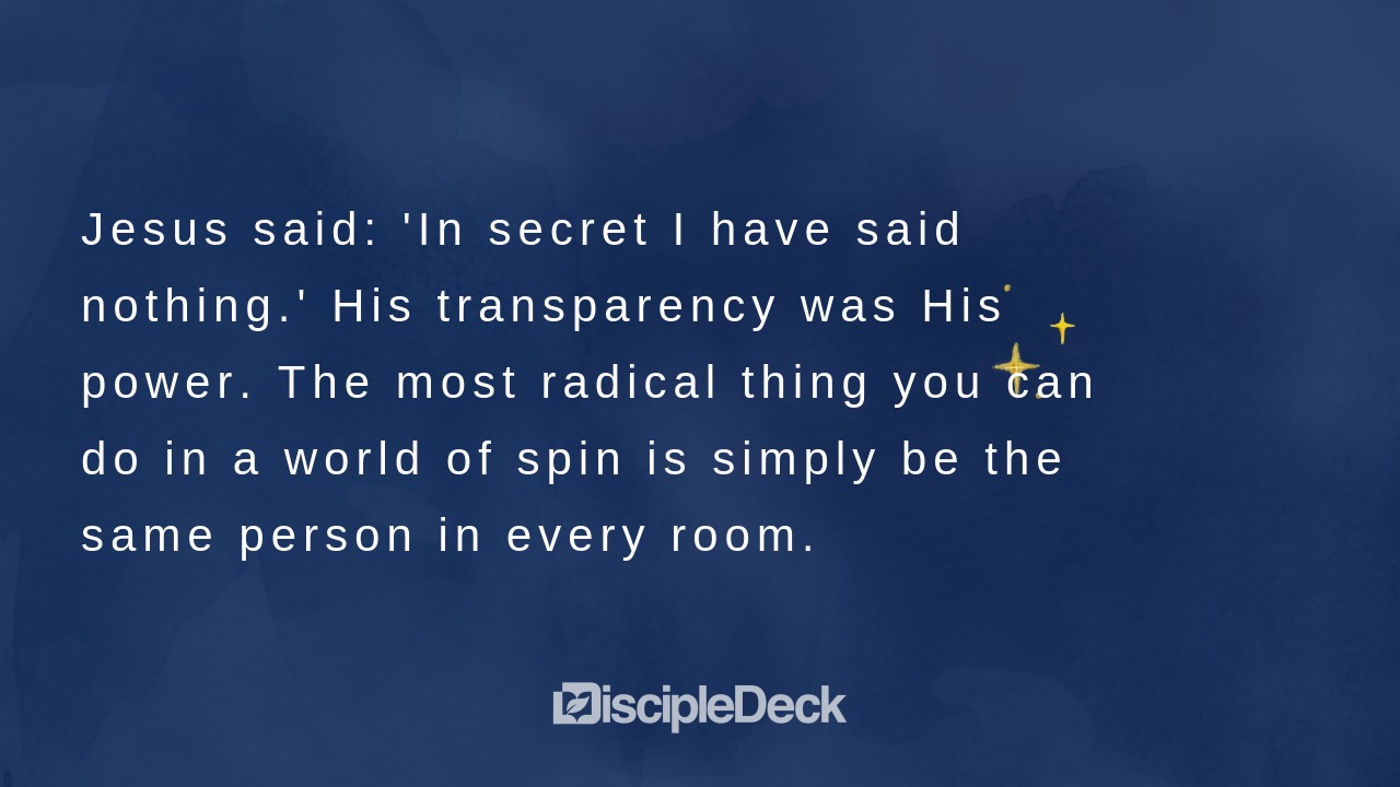 Sharable DiscipleDeck e-tract for  The Open Window