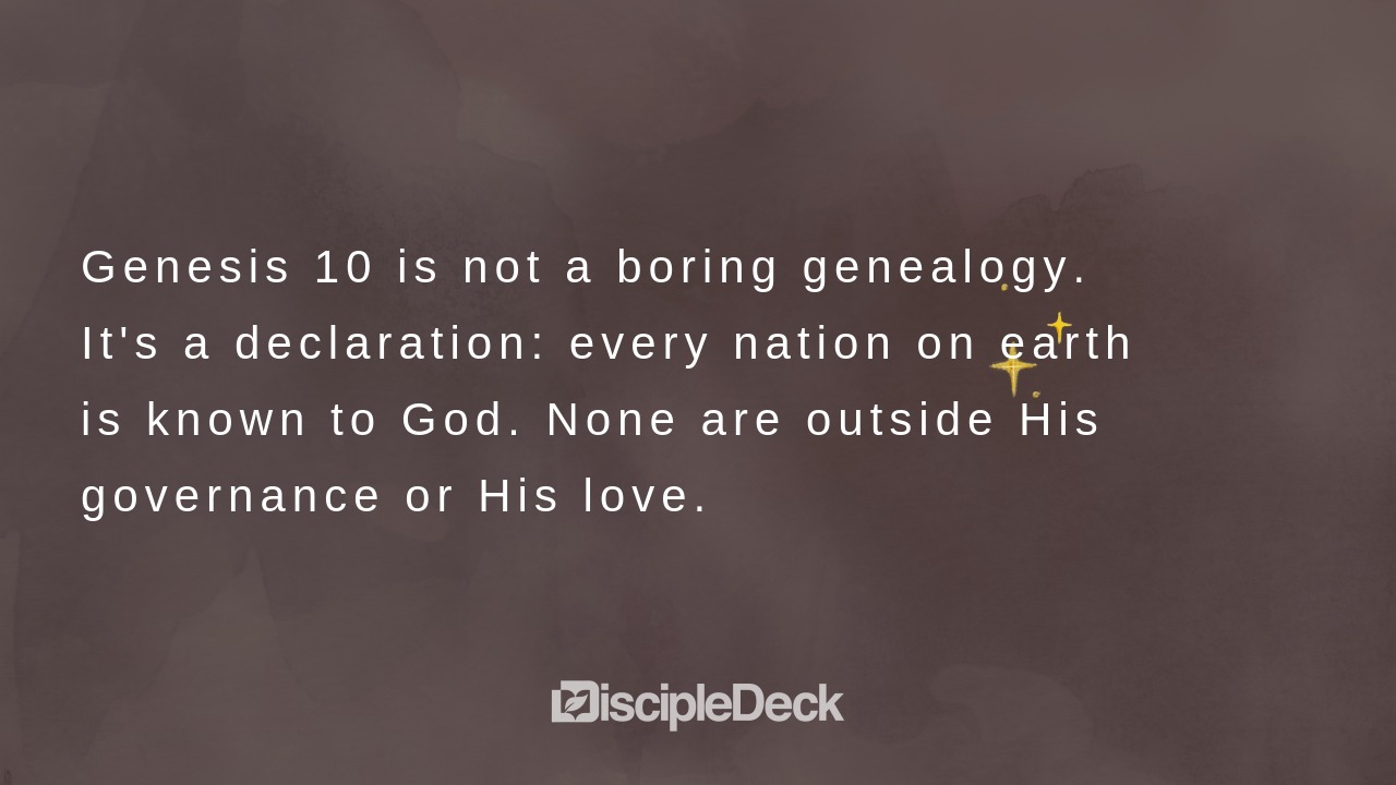 Sharable DiscipleDeck e-tract for Every Nation in His Hand