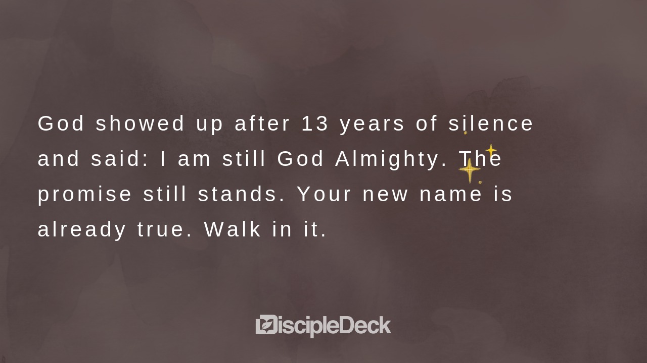Sharable DiscipleDeck e-tract for Walk Before Me and Be Blameless