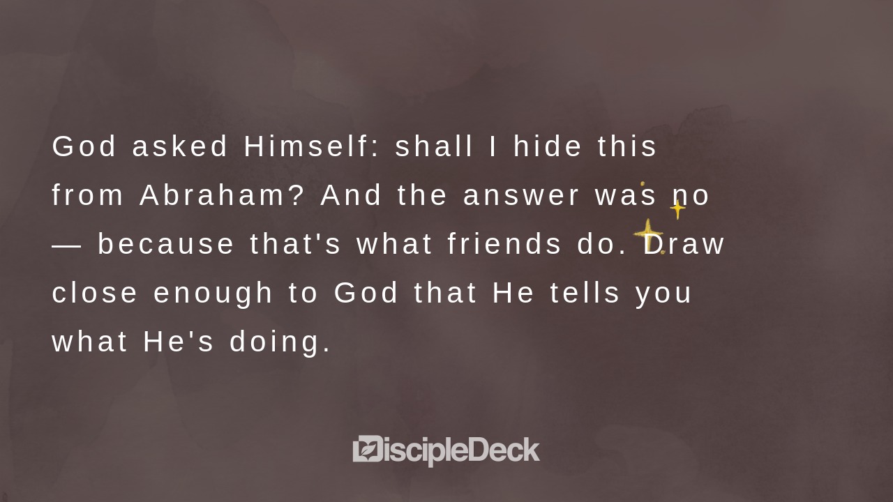 Sharable DiscipleDeck e-tract for What Friends of God Know