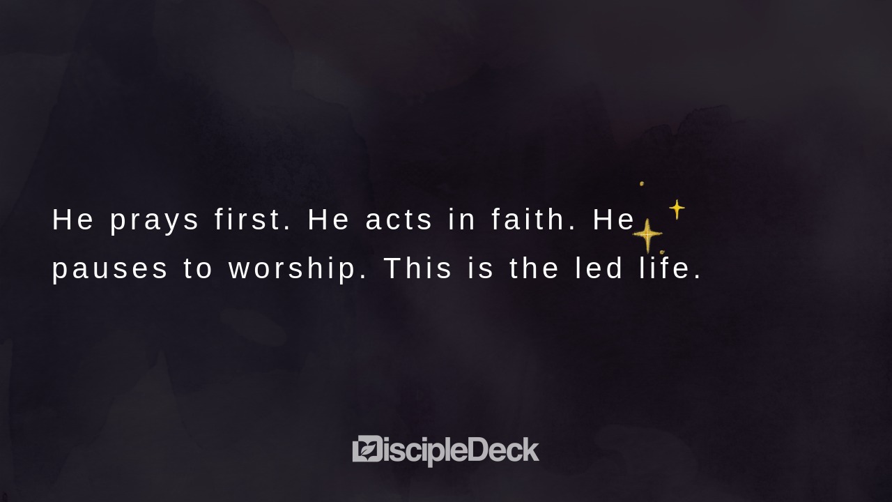 Sharable DiscipleDeck e-tract for When God Leads Step by Step