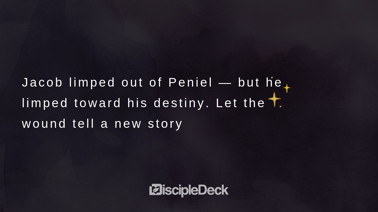 Sharable DiscipleDeck e-tract for The Wound That Becomes Your Walk