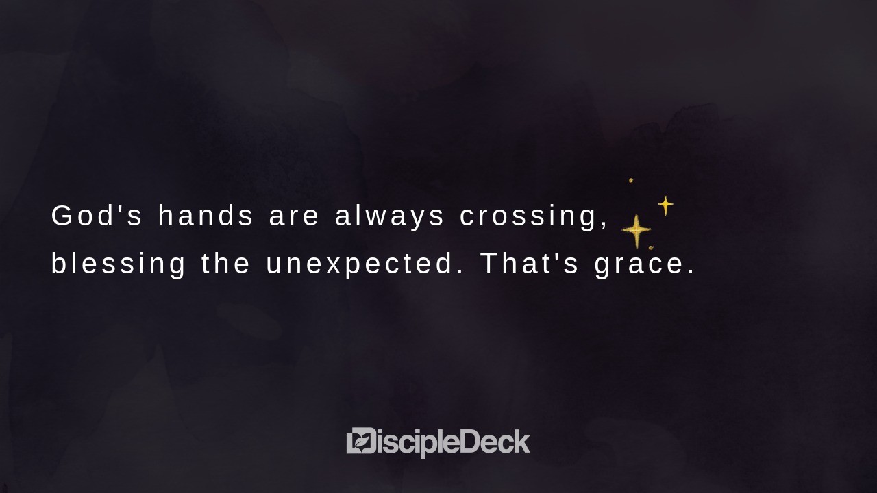 Sharable DiscipleDeck e-tract for  Grace Overrules Expectations
