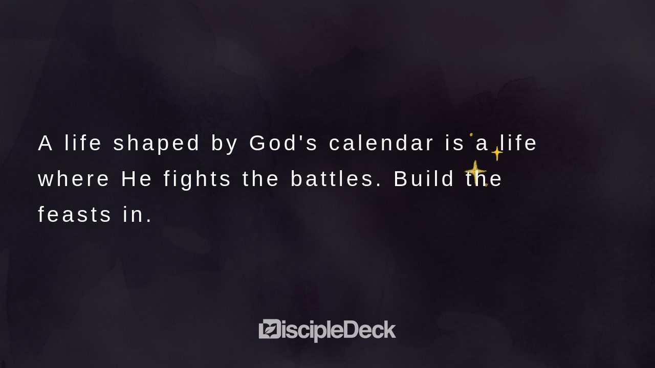 Sharable DiscipleDeck e-tract for Rest, Rhythm, and the Feasts of God