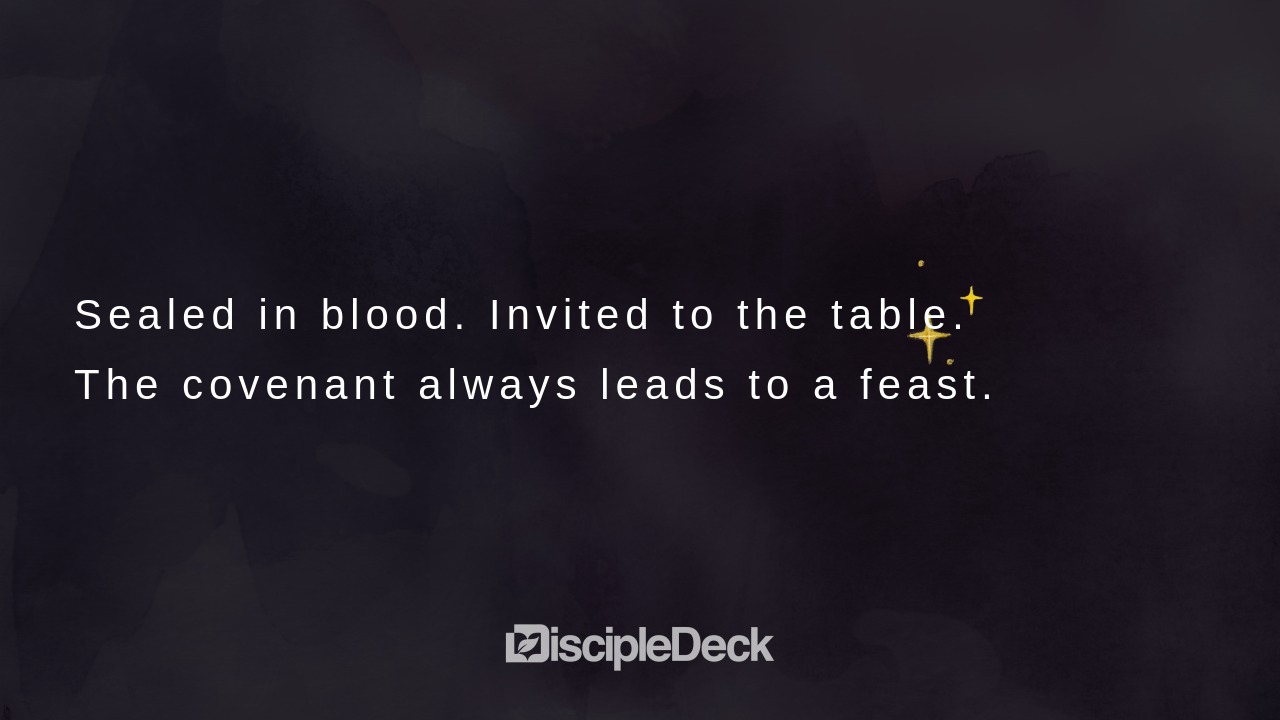 Sharable DiscipleDeck e-tract for Sealed With Blood