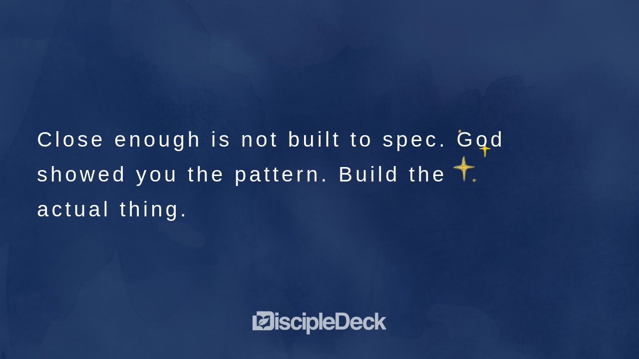 Sharable DiscipleDeck e-tract for Built to Spec 