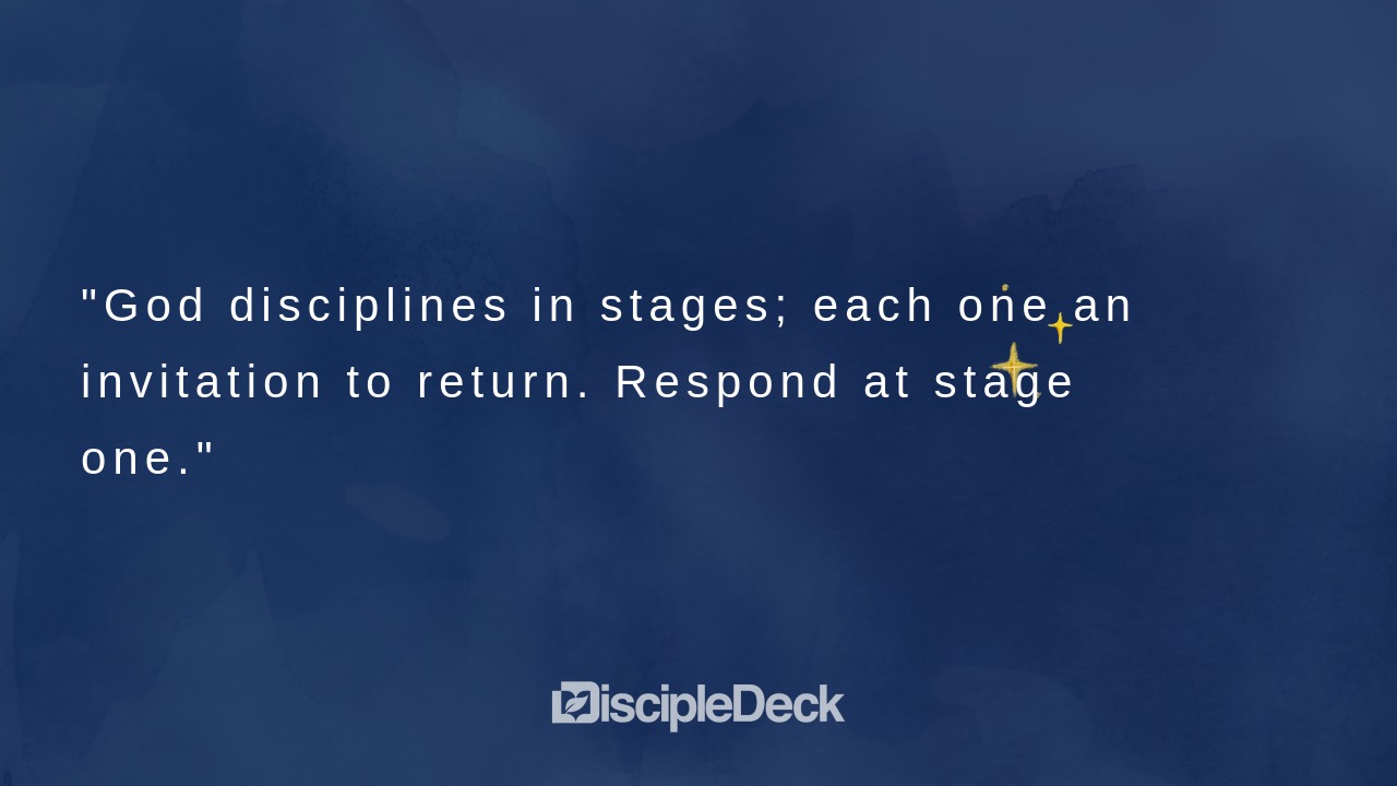 Sharable DiscipleDeck e-tract for The Blessing and the Warning