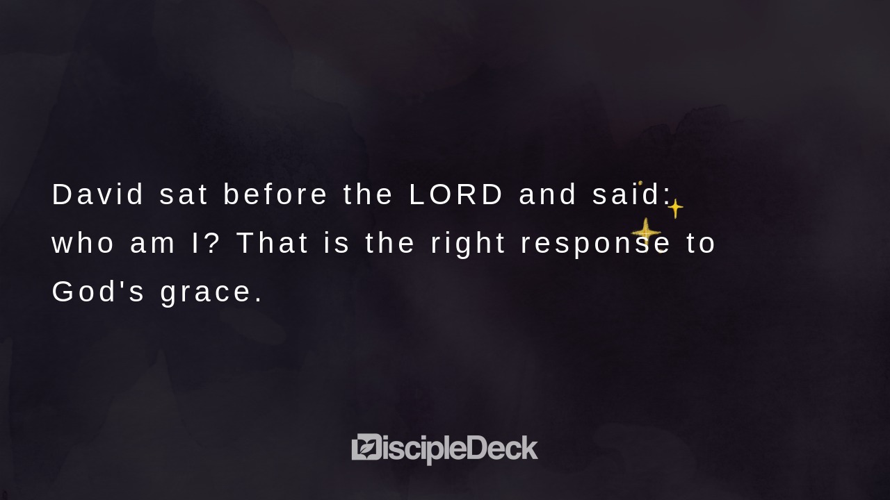 Sharable DiscipleDeck e-tract for I Will Build You a House: The Davidic Covenant