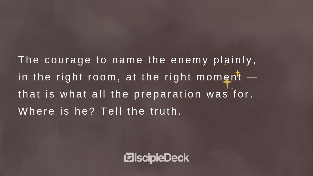 Sharable DiscipleDeck e-tract for Where Is He?