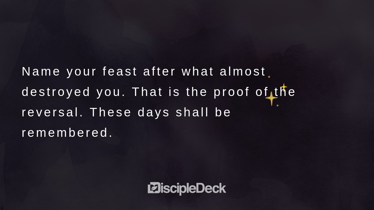 Sharable DiscipleDeck e-tract for These Days Shall Be Remembered