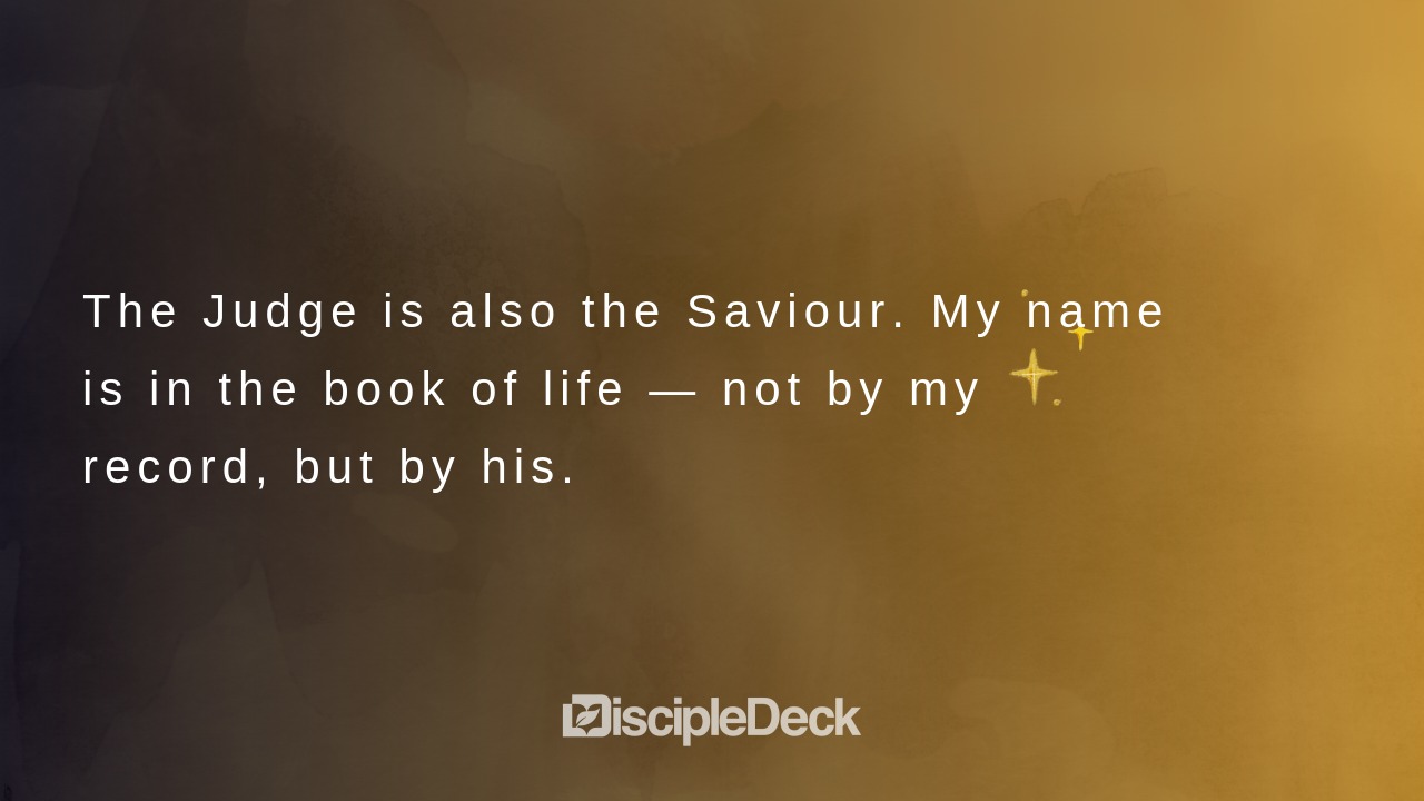 Sharable DiscipleDeck e-tract for Day 6 — Stand Before the Throne