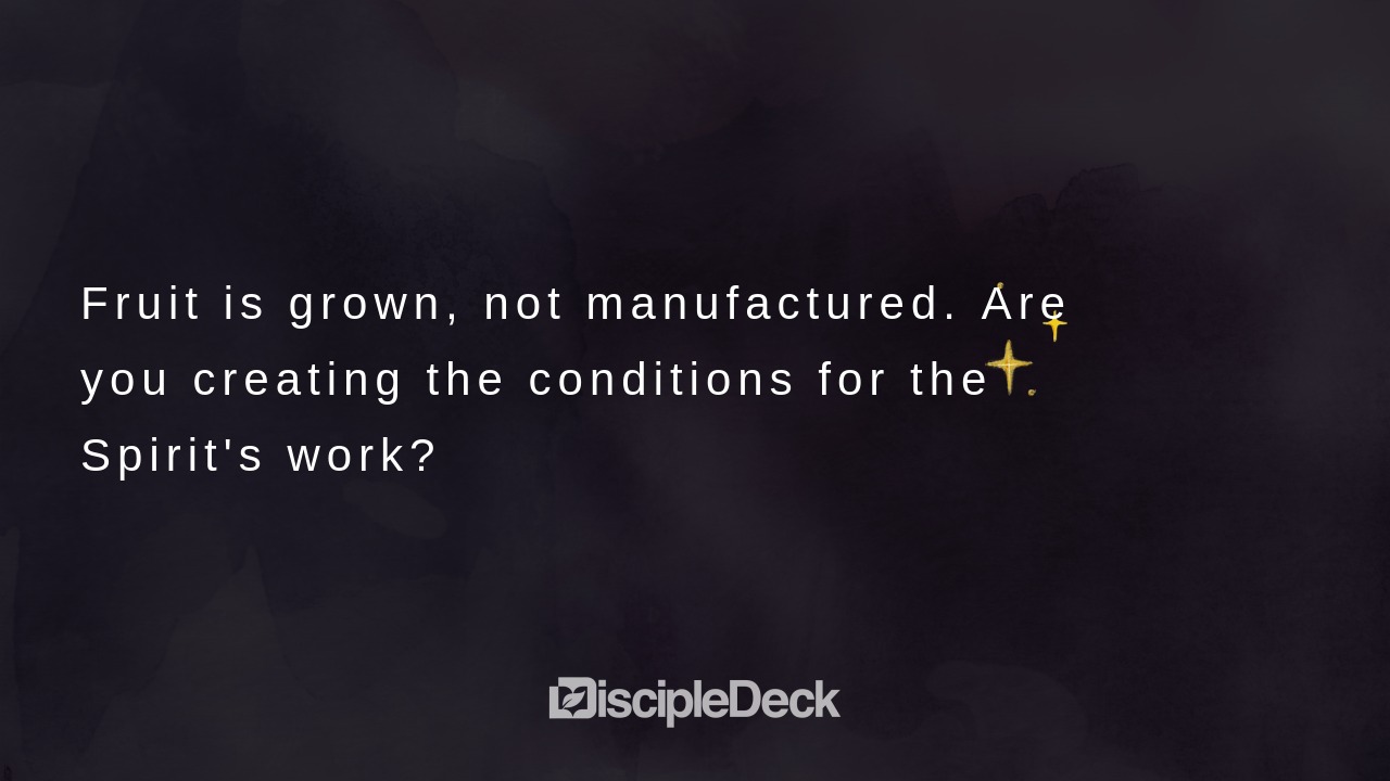 Sharable DiscipleDeck e-tract for The Fruit of the Spirit