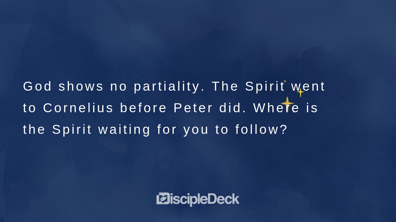 Sharable DiscipleDeck e-tract for What God Has Made Clean