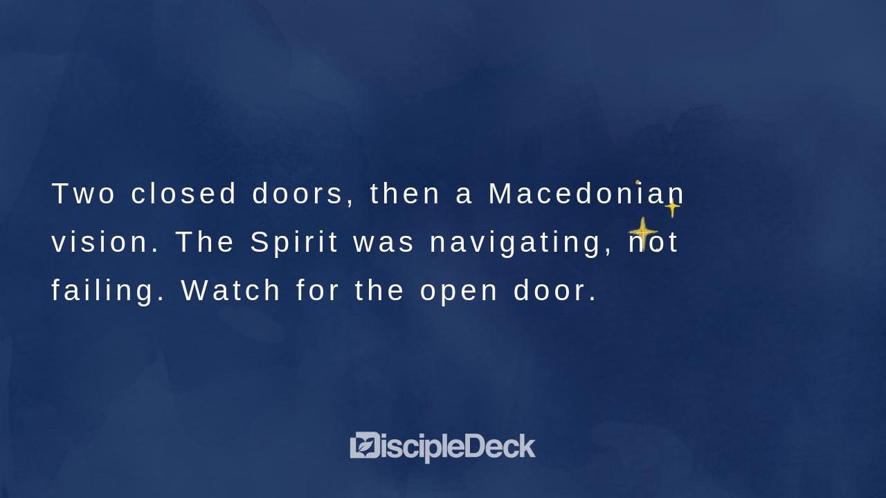 Sharable DiscipleDeck e-tract for The Macedonian Call
